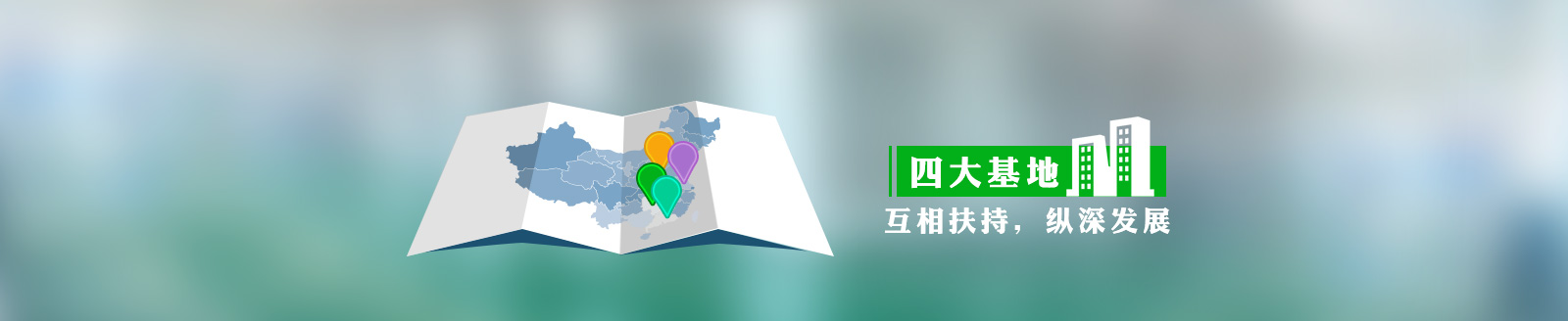 四大基地，互相扶持，縱深發(fā)展